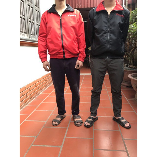 Áo Gió Honda 2 Mặt Đỏ Đen Cao Cấp