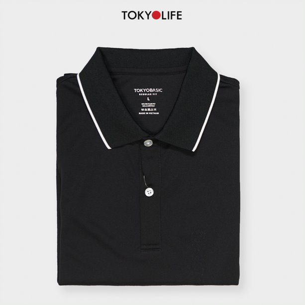 Áo Polo Nam kháng khuẩn, thoáng mát TOKYOLIFE I7POL005K