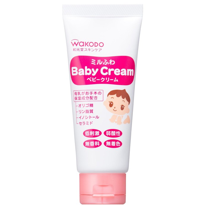 [HÀNG CHÍNH HÃNG]Kem nẻ Baby Cream Wakodo 60g