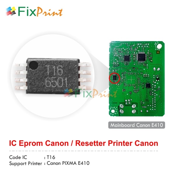 Máy In Ic Canon G2000 T16- Ic T16 Eeprom Canon G2000 Fsb2235