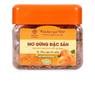 Mơ gừng đặc sản hồng lam hộp 300g