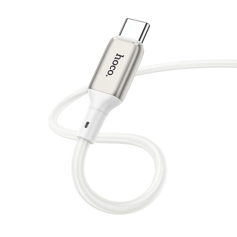 Dây sạc Hoco X66 Howdy USB to Type-C, đầu nối hợp kim kẽm, bện TPE mờ, dòng điện lên đến 3A dài 1M