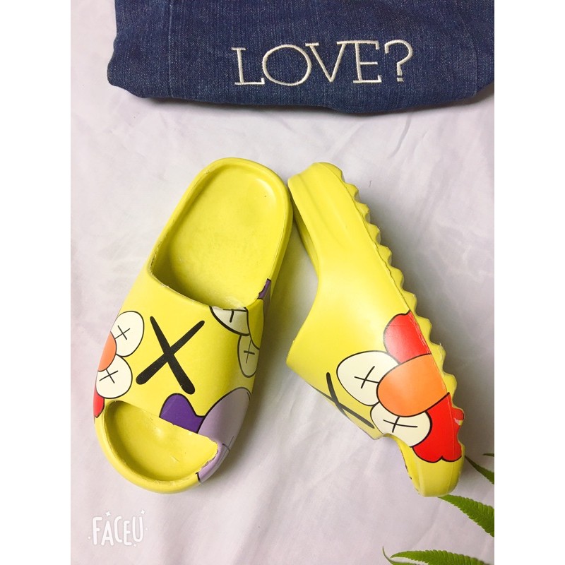 Dép lê YZ slide phiên bản giới hạn, dép quai ngang chất liệu EVA siêu nhẹ