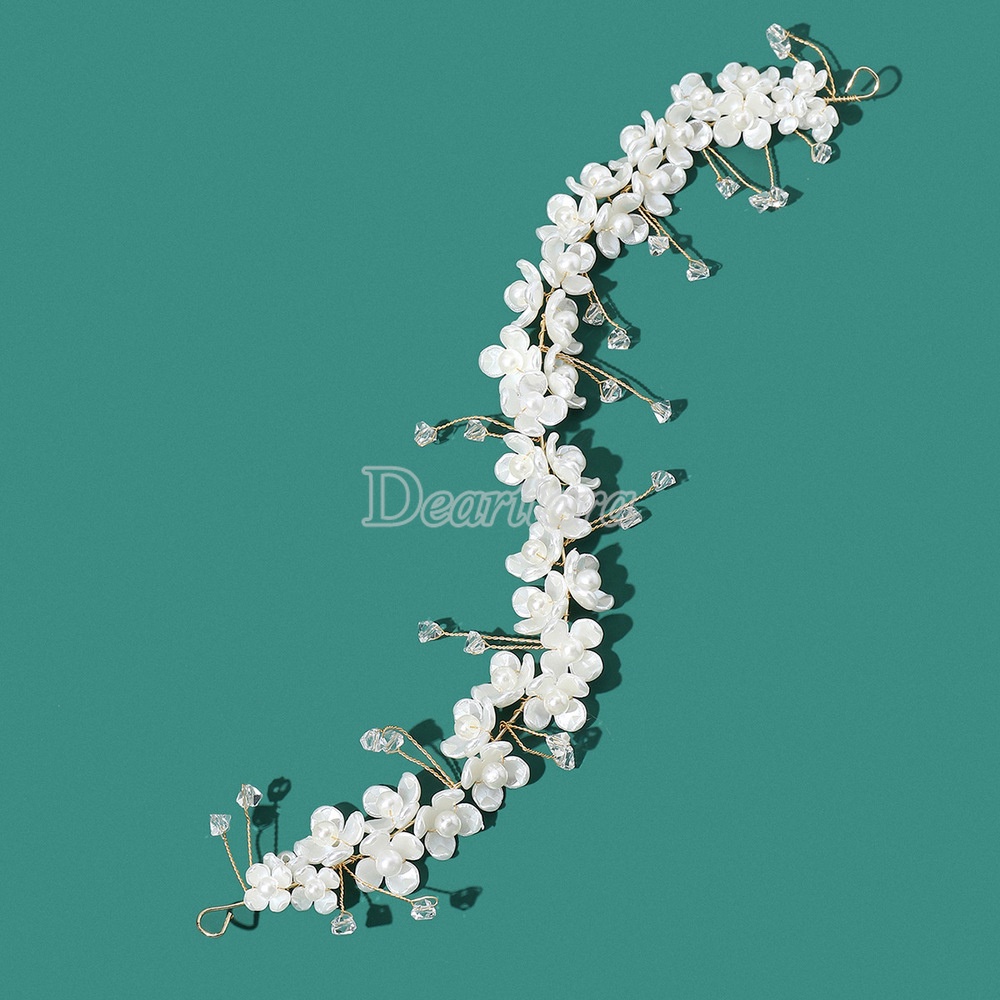 Vòng Hoa Cỏ Bốn Lá Thời Trang Cho Cô Dâu