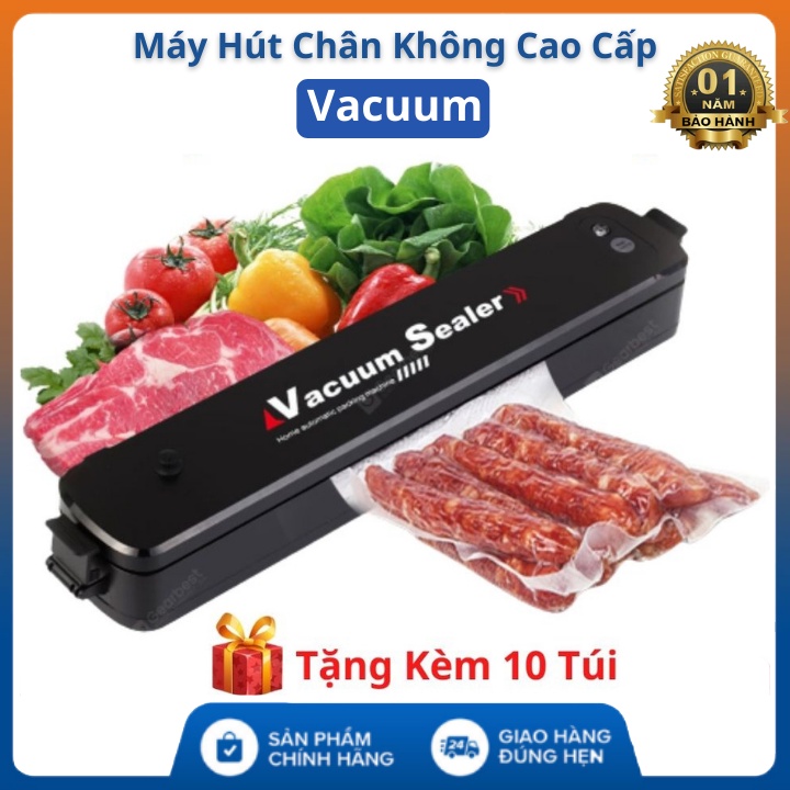 Máy hút chân không Vacuum Sealer hàn miệng túi đóng gói - tăng thời gian bảo quản thực phẩm, Bảo vệ sức khỏe gia đình