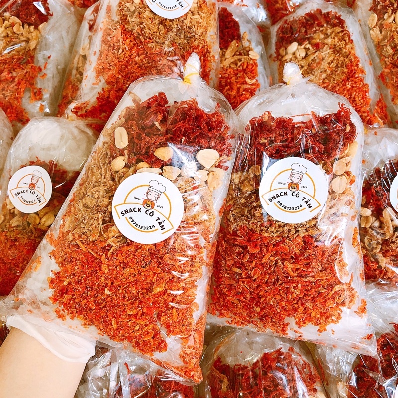 Bánh tráng trộn thập cẩm tây ninh full topping nước sốt bò cay kèm quất,gang tay trộn/Snack Cô Tấm