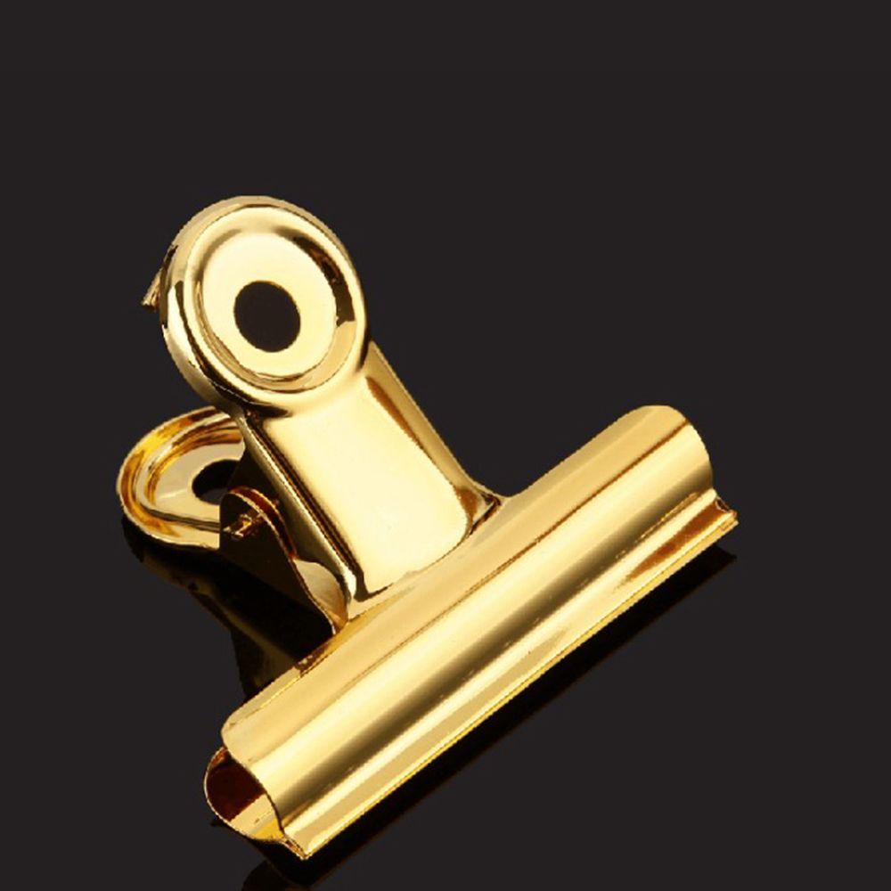 Set 6 Kẹp Kim Loại Tròn Cao Cấp Tiện Dụng|Giá Đỡ Kẹp Giấy Ghi Chú Bằng Thép Không Gỉ