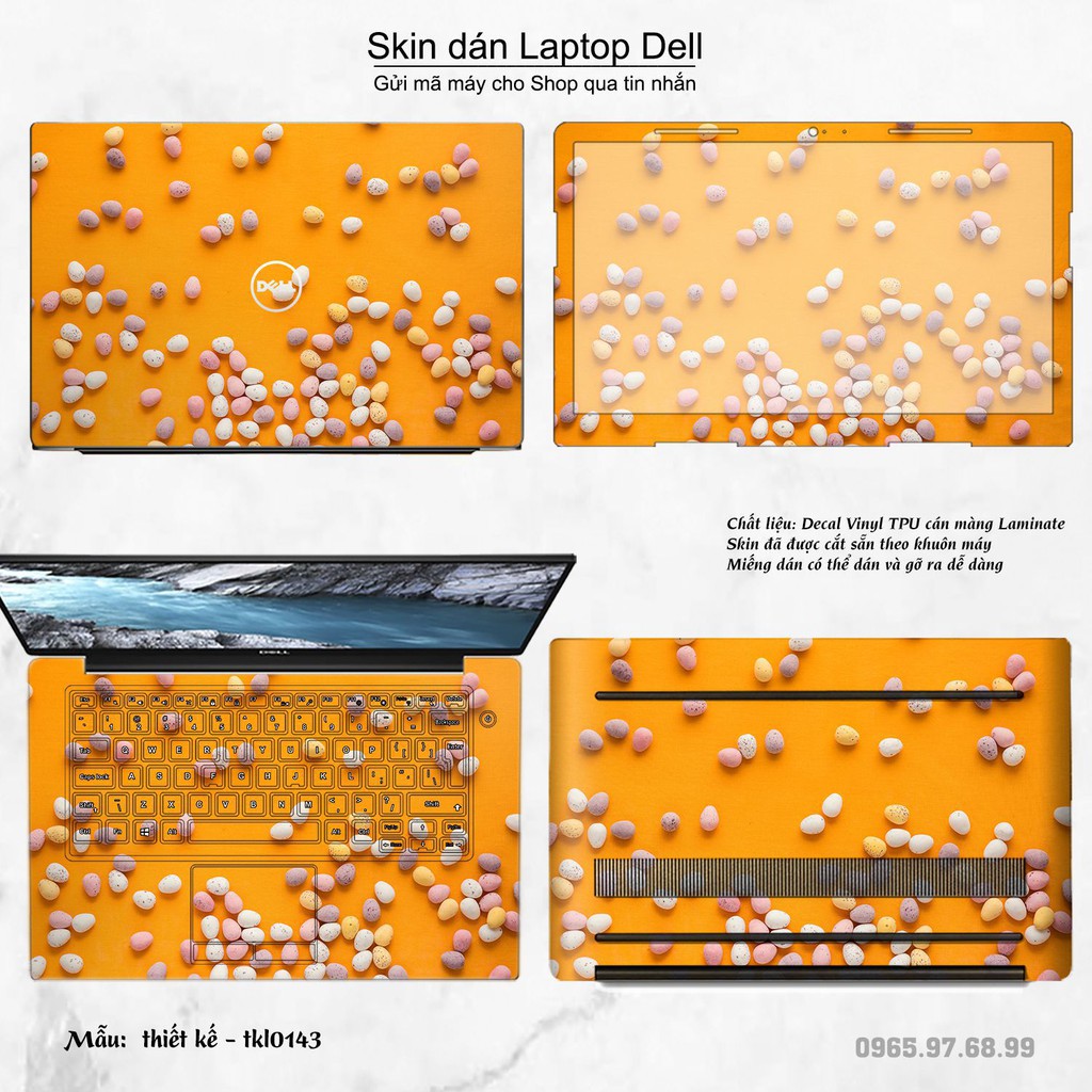 Skin dán Laptop Dell in hình thiết kế nhiều mẫu 4 (inbox mã máy cho Shop)