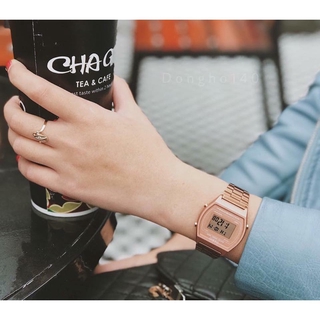 ĐỒNG HỒ NỮ CASIO ROSE GOLD B640 (Vàng hồng)