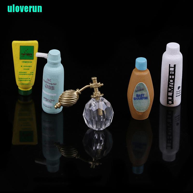 Bộ 5 Chai Sữa Tắm Tỉ Lệ 1: 12 Trang Trí Nhà Búp Bê