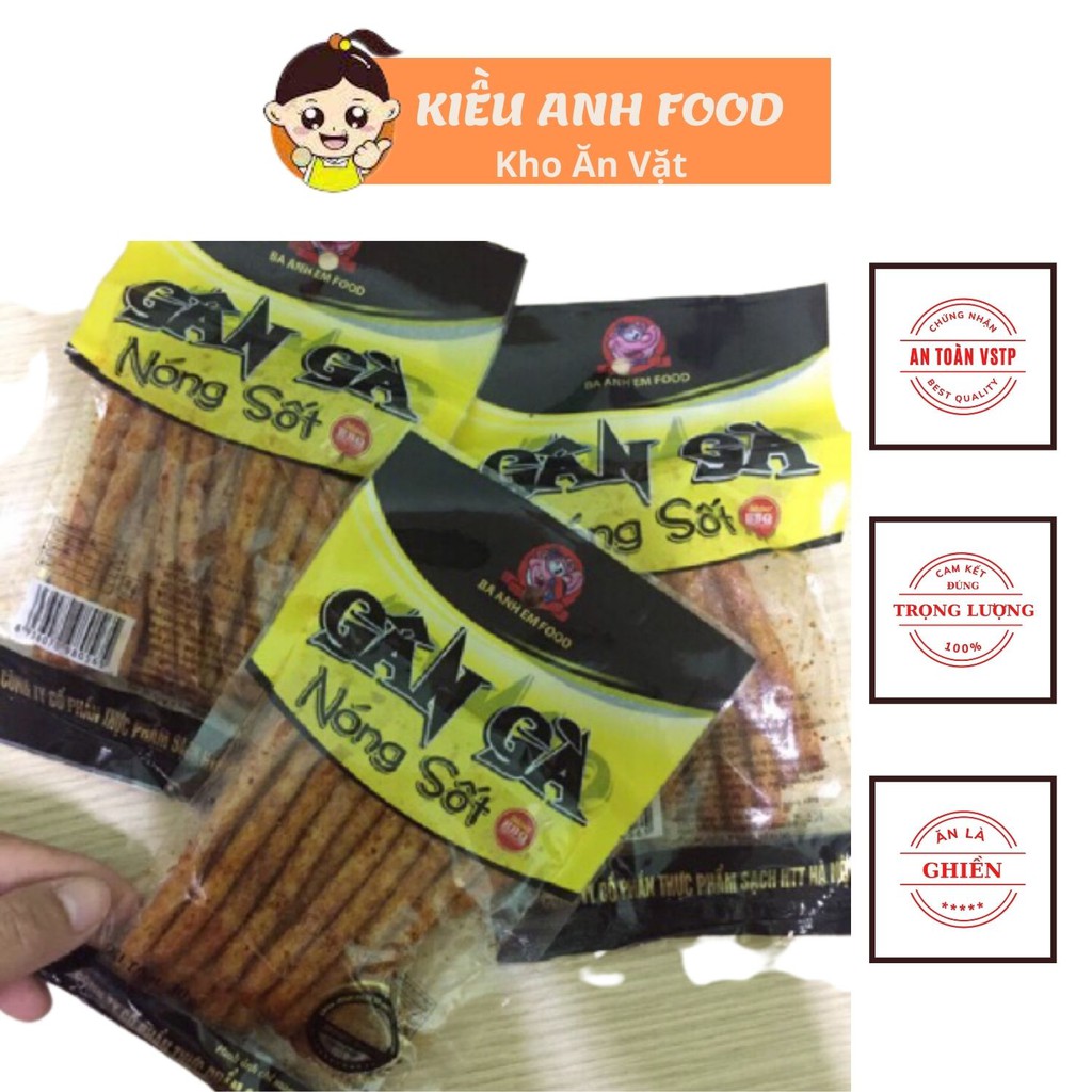 Snack Gân Gà Nóng Sốt