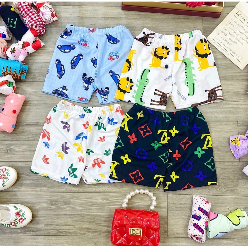 Quần chục đùi vải thun lạnh xuất Hàn (sét 5 cái)