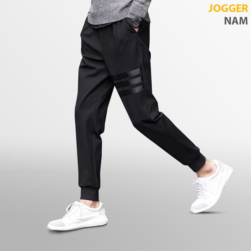 Quần thể thao nam Jogger phản quang vải thun lạnh co giãn dày dặn thời trang năng động-Quần Jogger nam thể thao The 1992