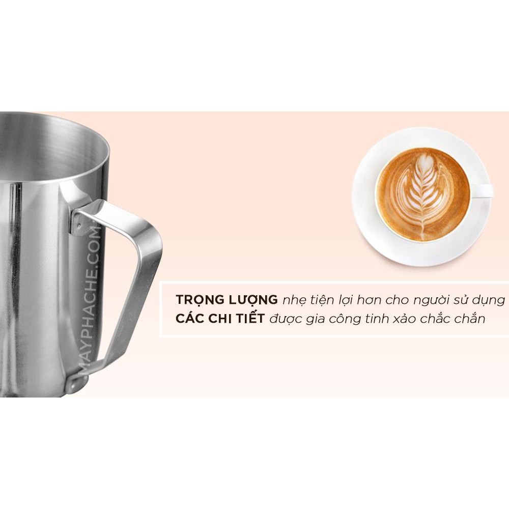 CA ĐÁNH SỮA INOX 600ML - Thiết Bị Máy Móc Pha Chế