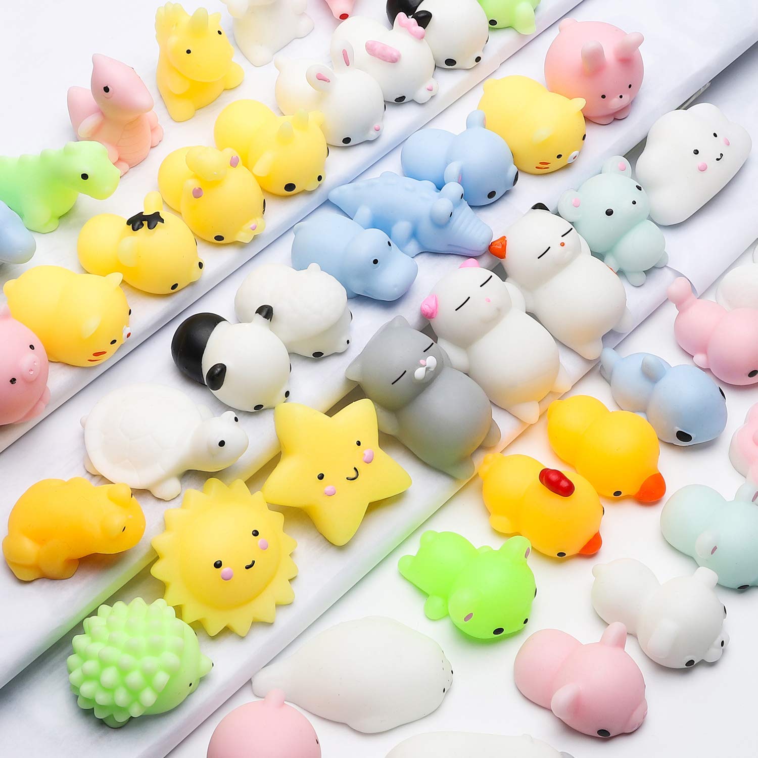 Bộ 20 đồ chơi squishy mini đáng yêu giảm căng thẳng