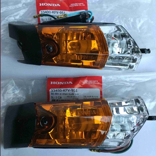 Cặp đèn xi nhan trước xe Super Dream/ Dream Thái zin hãng