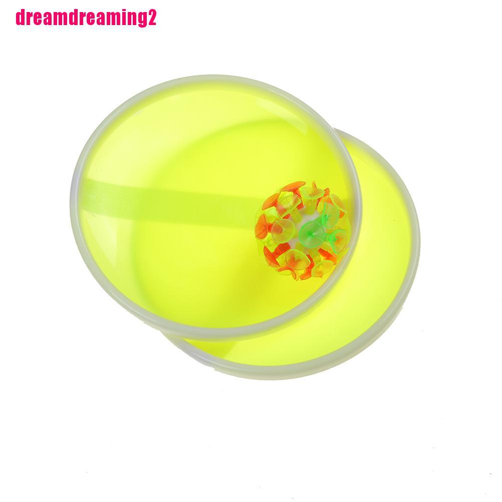 [Dream]Funny Outdoor Activity Sticky Ball Game with 32 Suction Cup 2 Round Bats