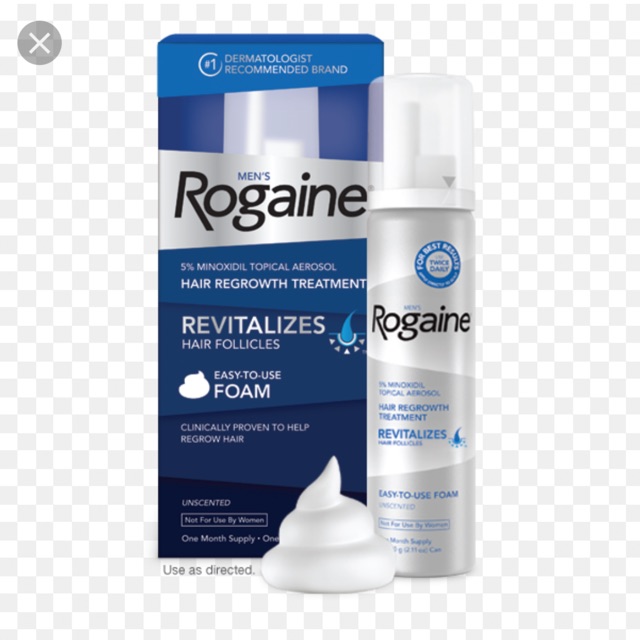 Foam Giúp mọc tóc Nam Rogaine 5% Minoxidil Topical Aerosol Hair Regrowth Treatment