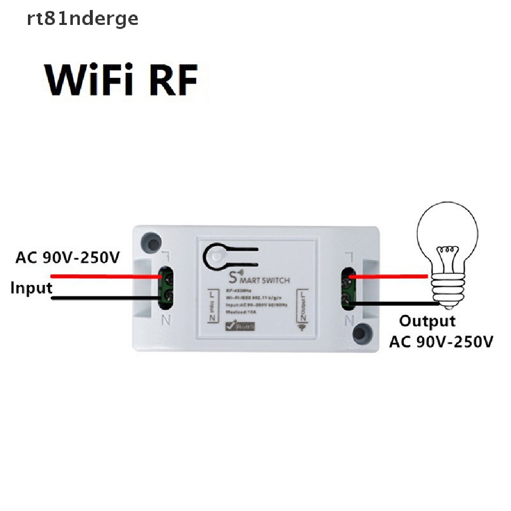 Công tắc thông minh điều khiển bằng giọng nói không dây kết nối wifi