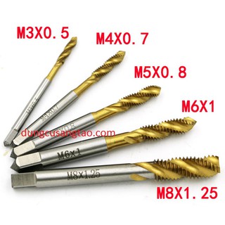 Mũi tạo ren trong 6542 phủ titanium (taro)
