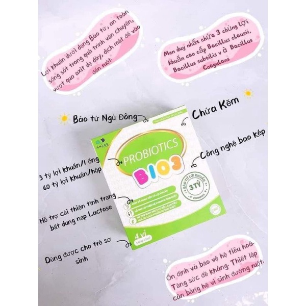 Men vi sinh bào tử lợi khuẩn Probiotics Bio 3