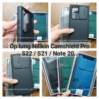 (SẵnVN) Ốp lưng bảo vệ Camshield Nillkin Samsung Galaxy S23 Ultra / S22 Ultra / S21 Plus