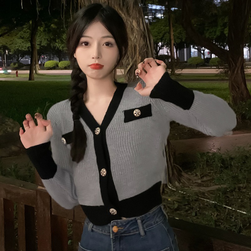 Áo Cardigan Tay Dài Thoáng Khí Phong Cách Hàn Quốc Thời Trang Cho Nữ