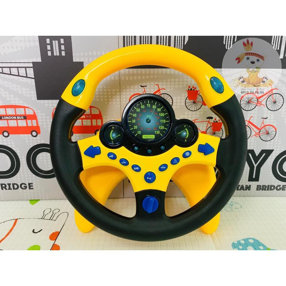 VÔ LĂNG XE HƠI TẠP LÁI XE CHO BÉ YÊU,VÔ LĂNG MÔ PHỎNG CHO BÉ