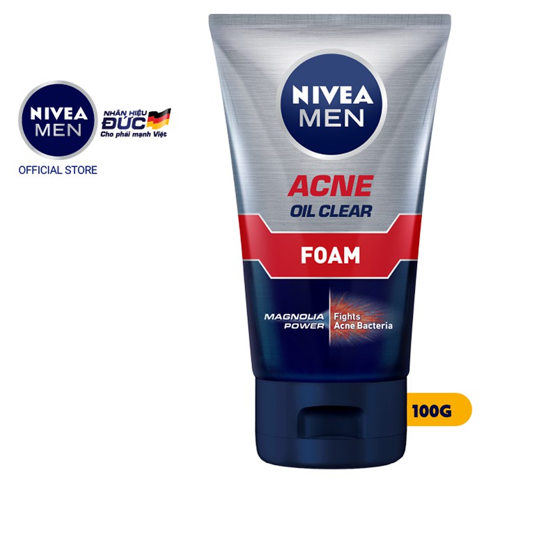 Sữa rửa mặt Nivea Men giúp ngăn ngừa mụn (100g) - 82378