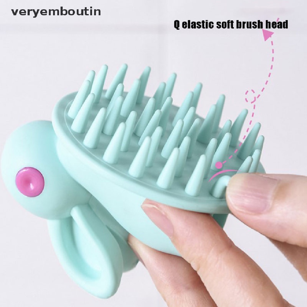 Lược Silicone Mát Xa Da Đầu Khi Tắm Tiện Dụng