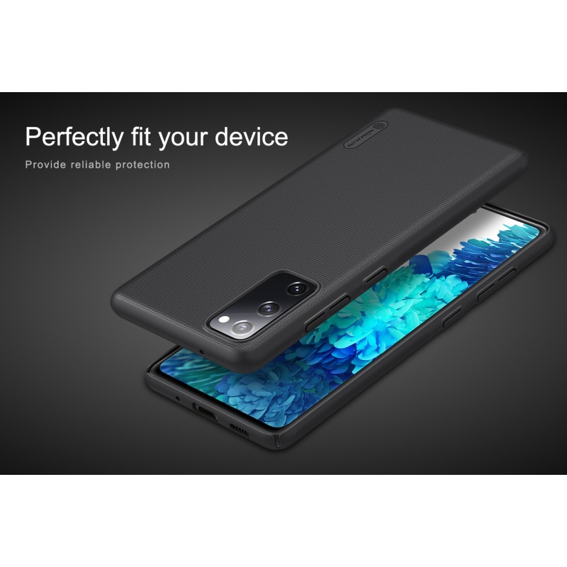 Ốp Lưng Samsung Galaxy S20 FE Hiệu Nillkin Nhựa Sần Cứng Chính Hãng