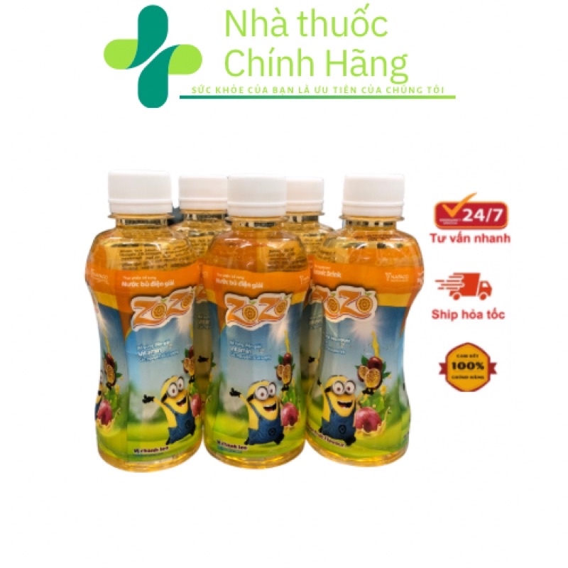Oresol bù nước và điện giải zozo các vị cam,chanh,chanh leo,việt quất