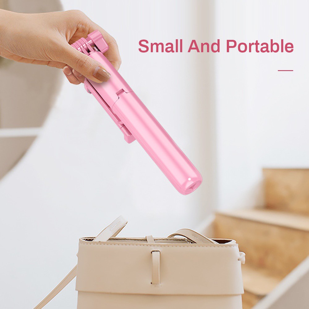 Gậy selfie Bluetooth Không Dây 4 Trong 1 Có Đèn LED Cho iPhone x 8 Android | BigBuy360 - bigbuy360.vn