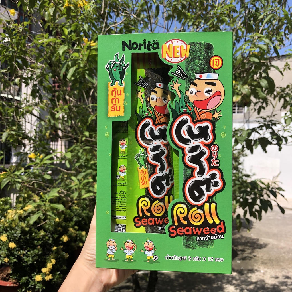 SNACK RONG BIỂN HỘP 12 GÓI DẠNG ỐNG