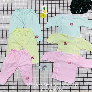 [THẮM ĐINH] Set 5 bộ dài tay Bon cho bé từ sơ sinh đến 7 kg