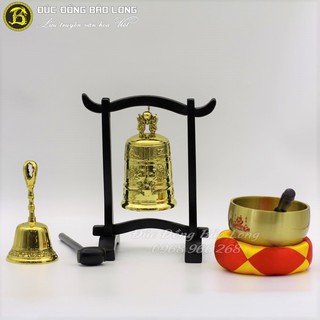 Chuông Treo Giá Gỗ Cỡ Nhỏ