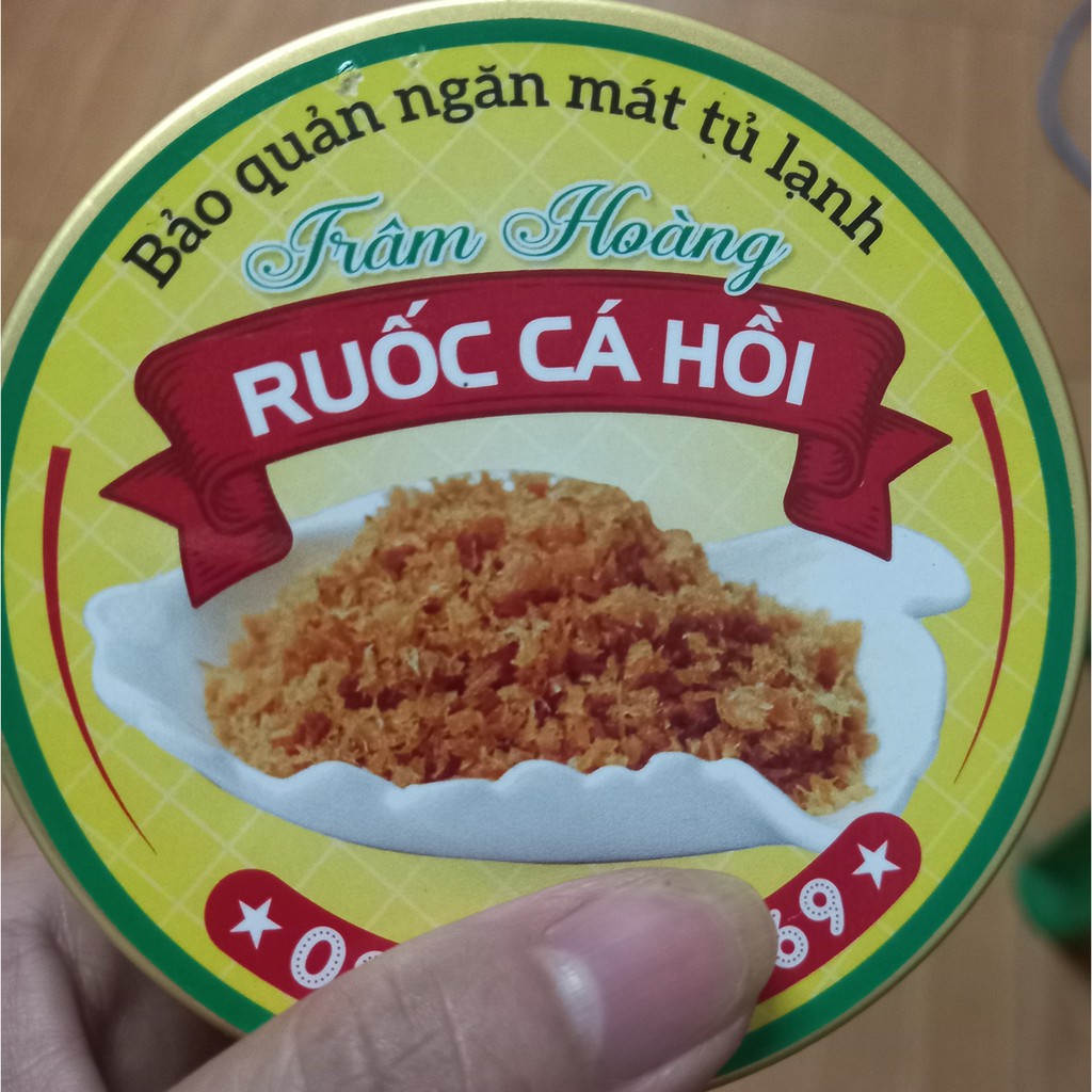 Ruốc Cá Hồi, Chà Bông Cá Hồi Nhà Làm Giàu Dinh Dưỡng, Không Chất Bảo Quản, Bầu Nghén Đều Ăn Ngon Miệng