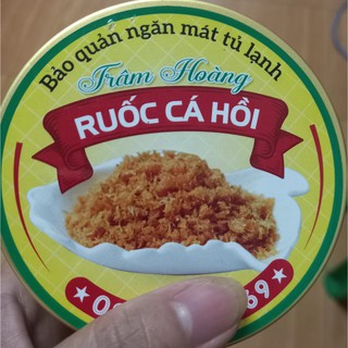 Ruốc Cá Hồi Nhà Làm Chất Lượng, Chà Bông Cá Hồi Giàu Dinh Dưỡng, Không Chất Bảo Quản, Bầu Nghén Đều Ăn Ngon Miệng