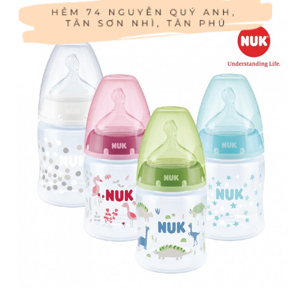 Bình sữa NUK Premium Choice 150ml - 300ml núm ti Silicone