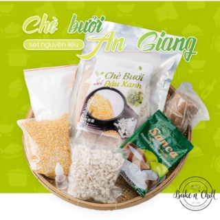 Set chè bưởi cốm non 5-7 chén thơm ngon - Tặng kèm công thức độc quyền