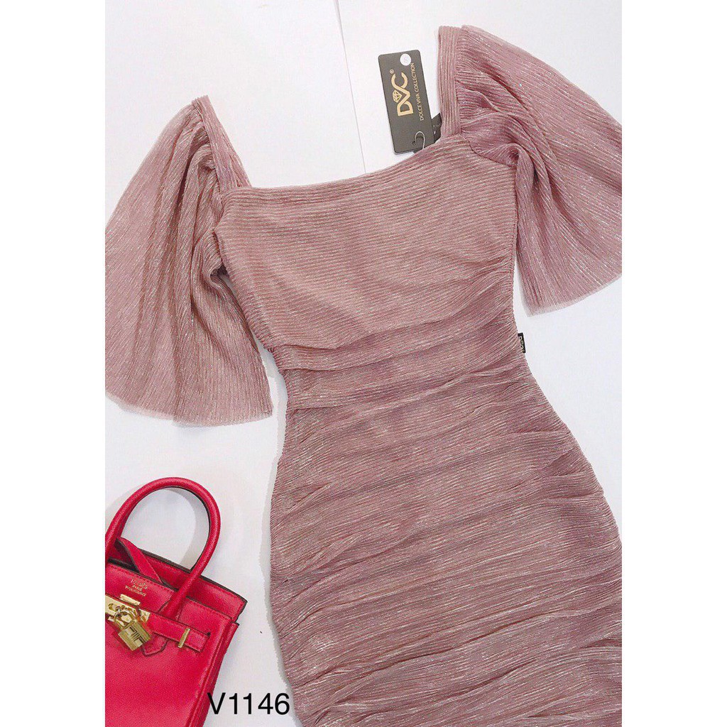 [ xả kho ] MiD Đầm body ôm co giãn tốt V1146 Mie Design kèm ảnh thật