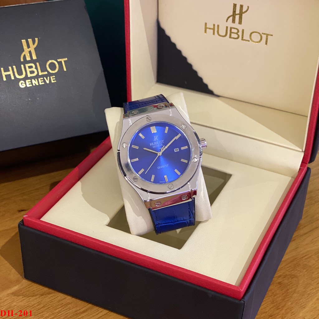 Đồng hồ nam Hublot - máy pin kim thể thao, tặng vòng bảo hành 12 tháng DH201 - Shop228