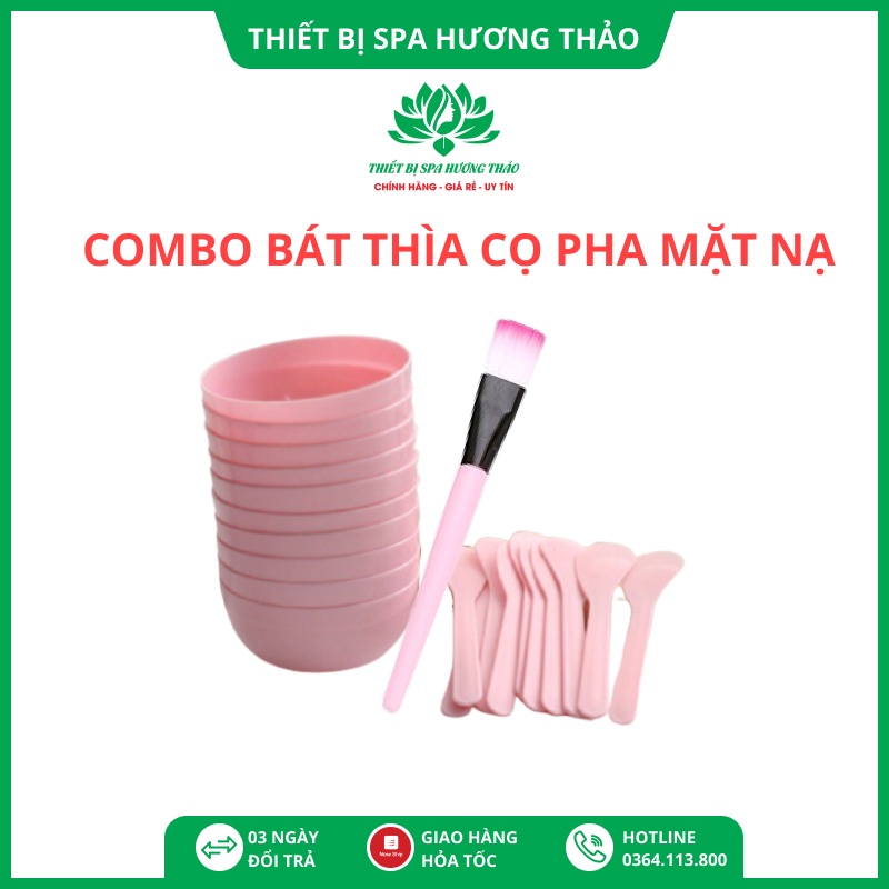 Bộ bát DẺO pha mặt nạ, tảo, bột,...