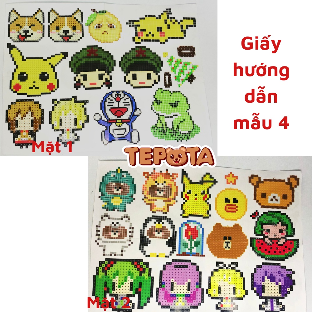 Giấy Hướng Dẫn Lắp Ráp Đồ Chơi Tepota Mẫu 2D HD01