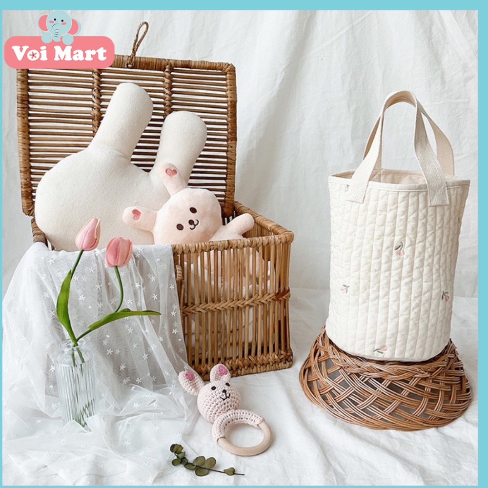 Túi Đựng Đồ Treo Xe Đẩy Đa Năng Cho Bé, Túi Đựng Bỉm Sữa Khi Ra Ngoài Phong Cách hàn Quốc