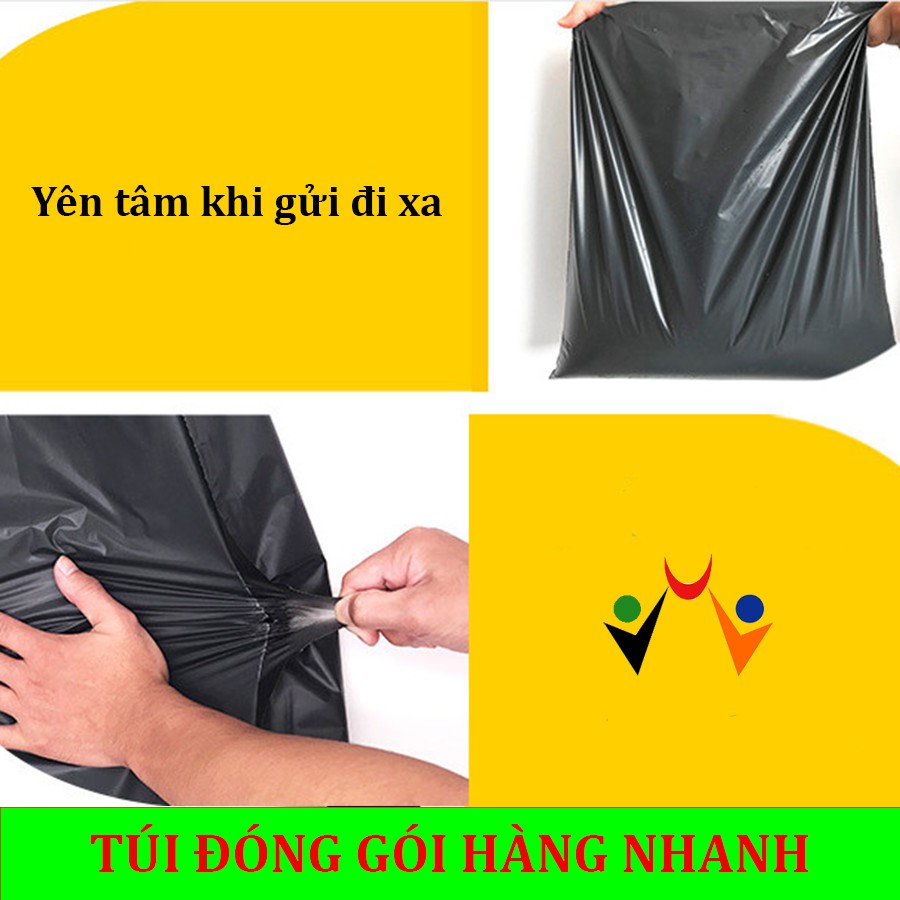 [Giá tận xưởng 17x30cm Đen] 1 cuộn túi đóng hàng - Túi đóng hàng niêm phong Màu Đen ✔️✔️✔️