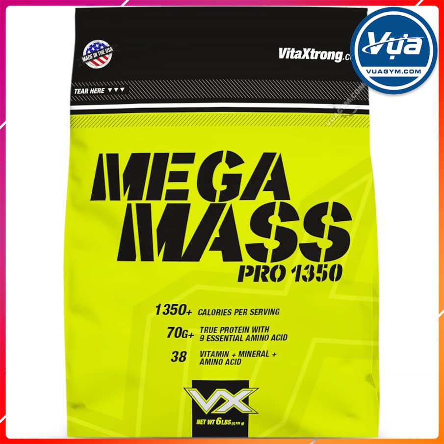 Tăng cân VitaXtrong - Mega Mass Pro 1350 (6 Lbs)