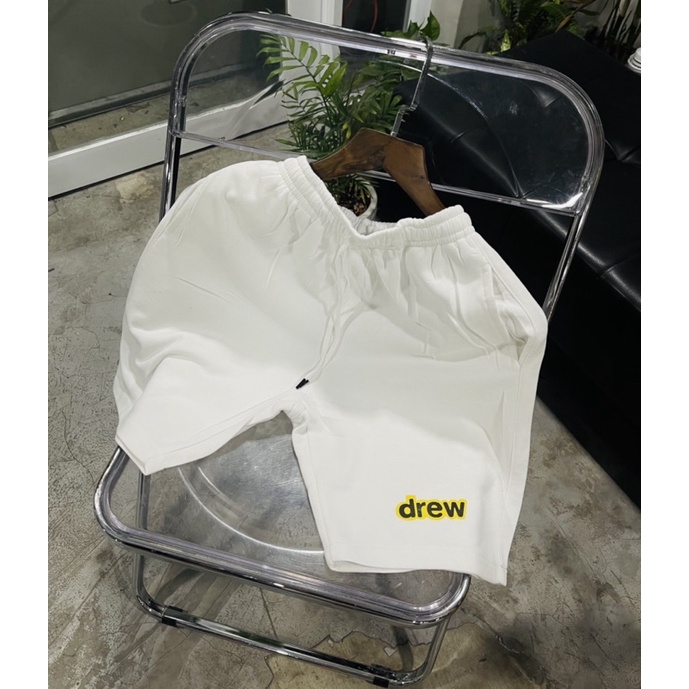 QUẦN SHORT THUN DREW NỈ DA CÁ UNISEX NAM NỮ (hình chụp thật)