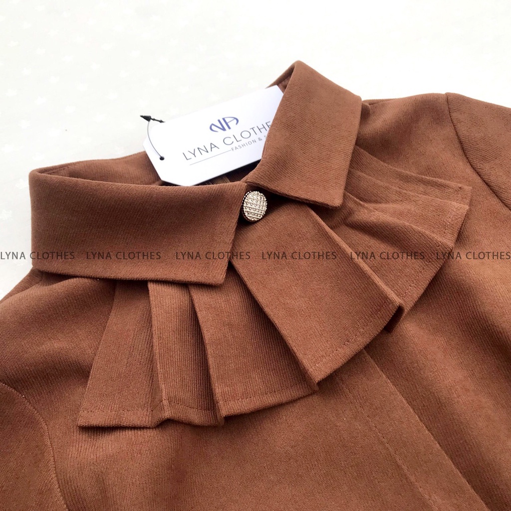 Váy nhung thiết kế tiểu thư thanh lịch, điệu đà cho mùa lễ hội, dáng dài chị em công sở mặc đi làm hay đi chời đều xinh | BigBuy360 - bigbuy360.vn
