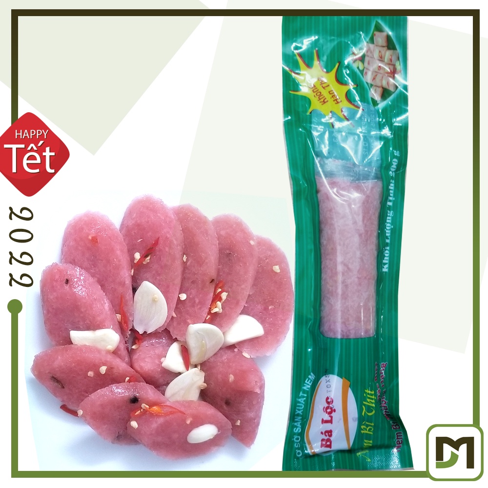 Combo 5 cây nem bì thịt thượng hạng không hàn the 200gr cây